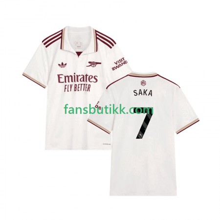 Fotballdrakt Arsenal Bukayo Saka 7 Tredjetrøye 2025-2026 Kortermet